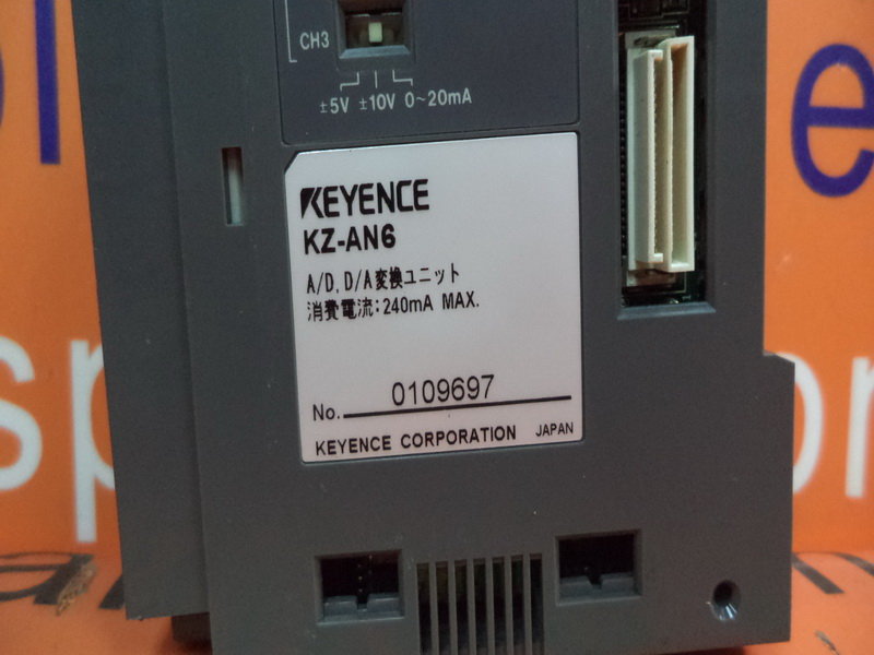 KEYENCE KZ-AN6 - PLC DCS SERVO Control MOTOR POWER SUPPLY IPC ROBOT